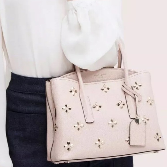 Kate spade Margaux studded vellum medium satchel - Picture 6 of 8